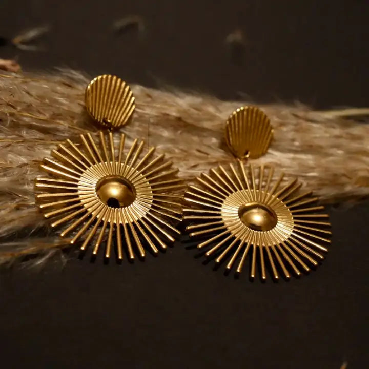 Sun earrings - Dooredasi