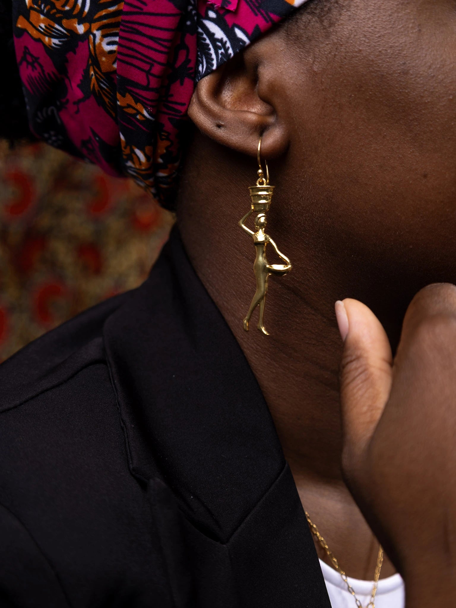 Kayayei -head carring earrings